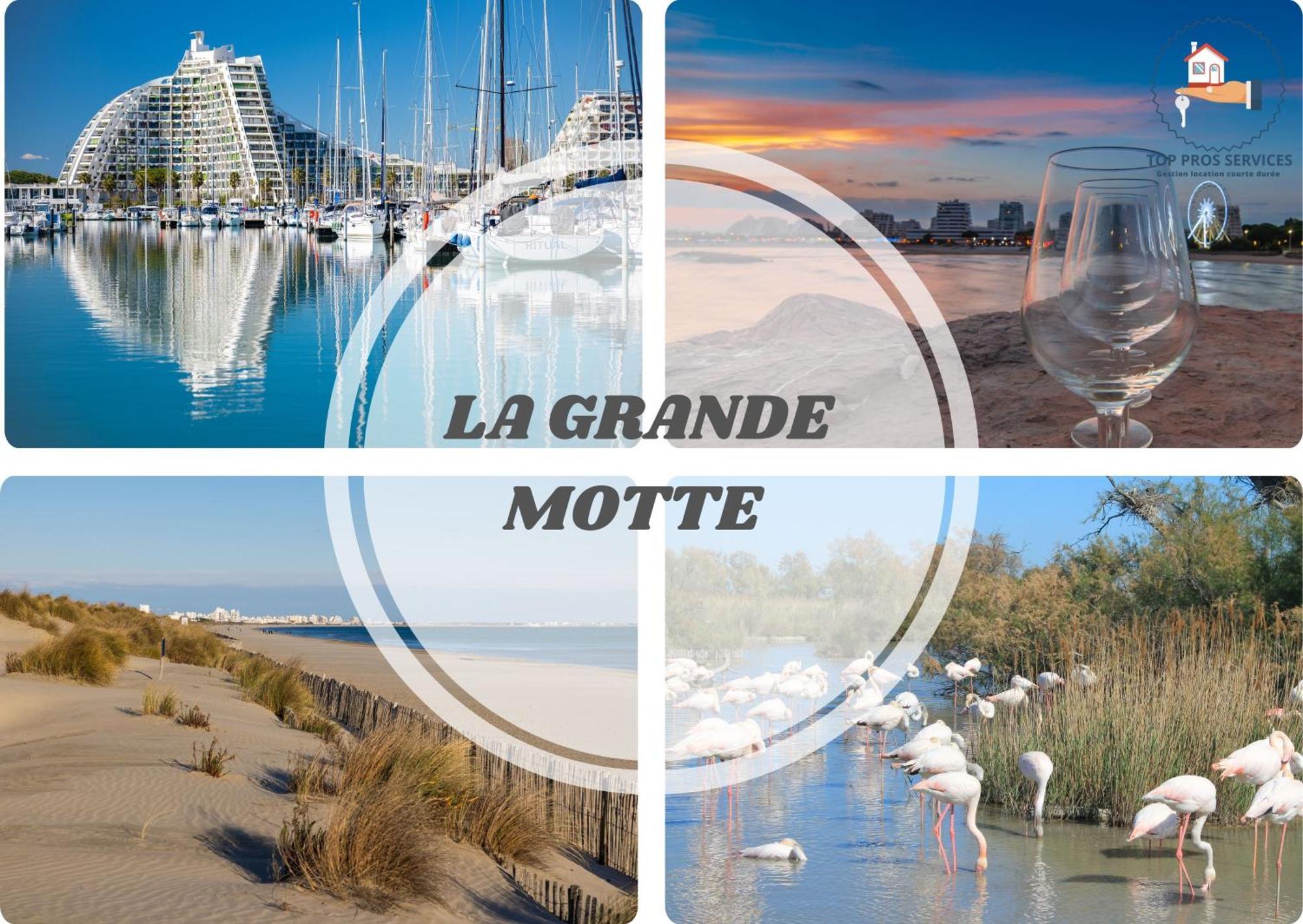 LE FARNIENTE - BELLE TERRASSE Wifi Parking à 5 Min des PLAGES - CoHôteConciergerie La Grande Motte Esterno foto